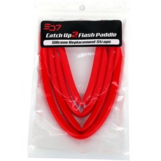 SD7 CATCH UP 2 閃光划水掌矽膠帶, 紅色