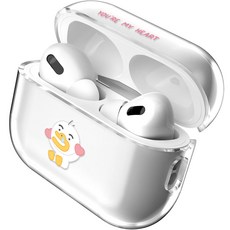 Little Kakao Friends Sweet Little Heart 透明果凍保護殼, Little Tube, AirPods Pro 2