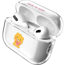 Little Kakao Friends Sweet Little Heart 透明果凍保護殼, 小愛心 Little Ryan, AirPods Pro 2
