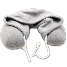 Reorders連帽頸枕, 灰色