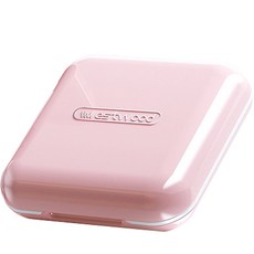 full of fun 方形假牙盒, 粉紅色, 1個