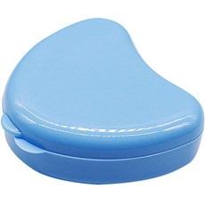 정월나나 하트 틀니 케이스, 블루, 1개