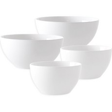 PRELUDE Neobone 簡約飯碗, 白色, 1個, 飯碗(2p) + 湯碗(2p)