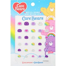 JELISPOON Care Bears孩童玩彩指甲貼, 1個, 04 藍莓牛奶