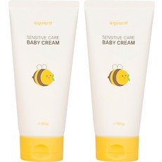 aguard 溫和護理嬰兒保濕霜 無香味, 2條, 160g