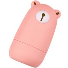 더리빙 유아용 손톱깎이 베어 세트, 핑크, 1세트