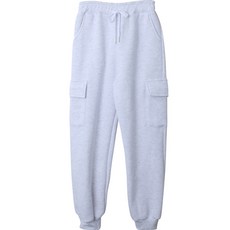 Planday 女款BIO厚實刷毛工裝慢跑運動褲