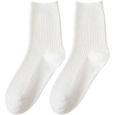 運動純棉長襪, 白色