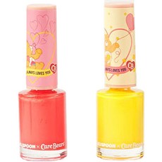 果凍勺護理小熊玩彩美甲草莓粉色套組, 1套