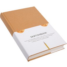 MARKETPIA 精裝牛皮紙素描本03, A4, 120張, 1本