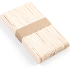 硬質冰棒棍 13 原色 150 x 18 mm, 100個, 單一顏色