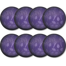 高級水鑽開襟衫大衣鈕扣 15mm, 8個, 花朵2(紫色)