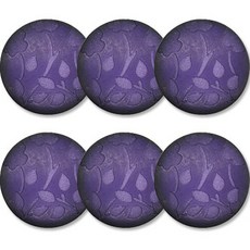 高級水鑽開襟衫大衣鈕扣 30mm, 花2(紫色), 6個