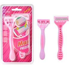 처리마켓 여성 면도기 2종 세트, 1개, 2개입