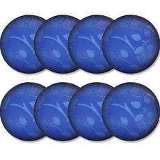 高級水鑽開襟衫大衣鈕扣 15mm, 8個, 花朵2(藍色)