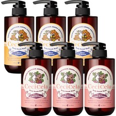 CeciCela French Provence Aroma Essential Body Scrub Wash 柑橘馬鞭草 500ml x 3p + 牛至玫瑰天竺葵 500ml x 3p 套組, 1套