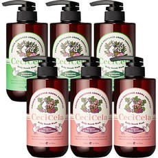 CeciCela French Provence Aroma Essential Body Scrub Wash Eucalyptus Rosemary 500ml x 3p + 牛至玫瑰天竺葵 500ml x 3p 套組, 1套