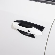 메이튼 도어컵 무광 블랙 몰딩 4p, 쌍용 토레스, 쌍용