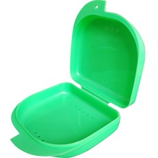 Jeongwol Nana 便攜式假牙收納盒, 綠色