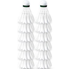 共鳴Peak羽毛球羽毛球, 白色的, 1件, 12個