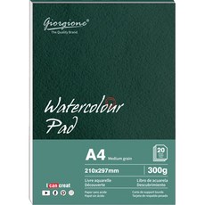 Simply & 喬爾喬內 水彩專用繪圖紙本 300g A4, 20個