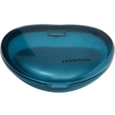 full of fun 基本款三角形透明假牙盒, 藍色