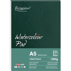 Simply & 喬爾喬內 水彩專用繪圖紙本 300g A5, 20個