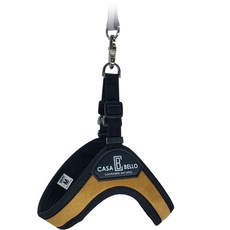 Nature Pet 寵物狗 Casabello Premium 胸背帶 NO2, 駝色