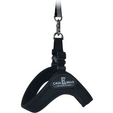 nature pet 寵物 Casabello 頂級 Cool Ever NO2 胸背帶, 黑色, 1個