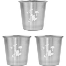 Cooldino不鏽鋼簡約杯, 單一顏色, 3個