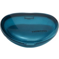 Jeongwol Nana 高級三角透明義齒盒, 藍色