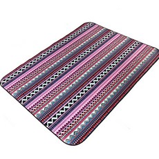 클로버스 에스닉 스타일 야외 방수 캠핑매트, 02 퍼플