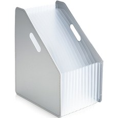 deLi 得力 13格風琴式索引分類直立式文件盒 D0077A, 現代灰, 1個