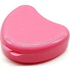 full of fun 愛心假牙盒, 1個, 粉紅色