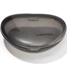 Darnina 三角形透明假牙盒, 黑色, 1個