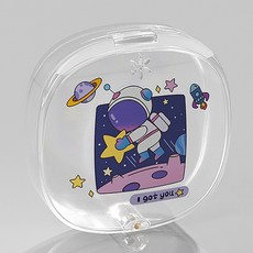 Darnina 透明假牙保管盒 太空人 3入, 透明