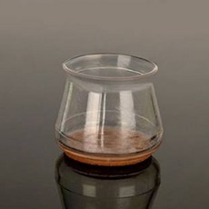 Maket Gamseong 加厚矽膠椅腳套 大號, 透明毛氈, 16個