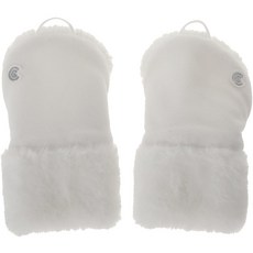 Cleveland GOLF 女款全FUR Bugs標誌防寒手背套 左右一組 CGWHC24018, 白色
