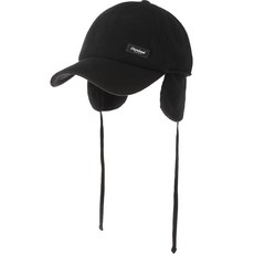 Cleveland GOLF 女士耳罩可拆卸繫帶羊毛帽 CGWCP24015, 黑色的