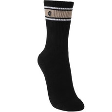 Cleveland GOLF 女款混棉拼色高爾夫球襪 CGWSS24221, 黑色的