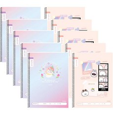 ibis 小學纖薄聽寫筆記本 2款 x 5入組, 好堂與朗根 + 숑숑好朋友 照片, 1套