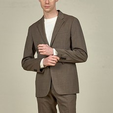 Kinloch 男士 MARZOTTO 素色成套西裝上衣