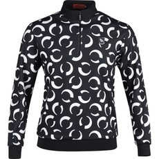 YAMAGUCHI GOLF 男款獨特半拉鍊長袖高爾夫衫 YG2A426