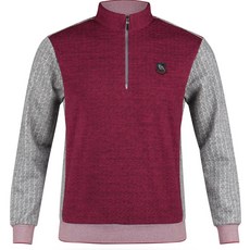 YAMAGUCHI GOLF 男士 Lux Golf 獨特半拉鍊長袖高爾夫球衫 YG2A420