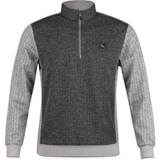 YAMAGUCHI GOLF 男款 Lux Golf 獨特半拉鍊長袖高爾夫衫 YG2A420