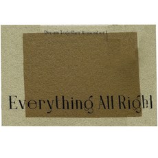 Kind Myzzoo 我的日常復古刻字圖案玄關地墊, 草圖