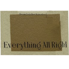 My Daily 復古字母圖案玄關地墊地毯, 素描, 1個