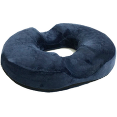 家常記憶泡沫床單甜甜圈墊, 海軍藍, 1個