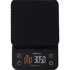 acuba 咖啡秤 CS-5020, 黑色的, 1公斤