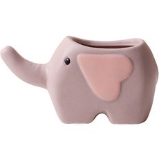 킵샌딩 애니멀 세라믹 미니 선인장용 화분, 01 덤보